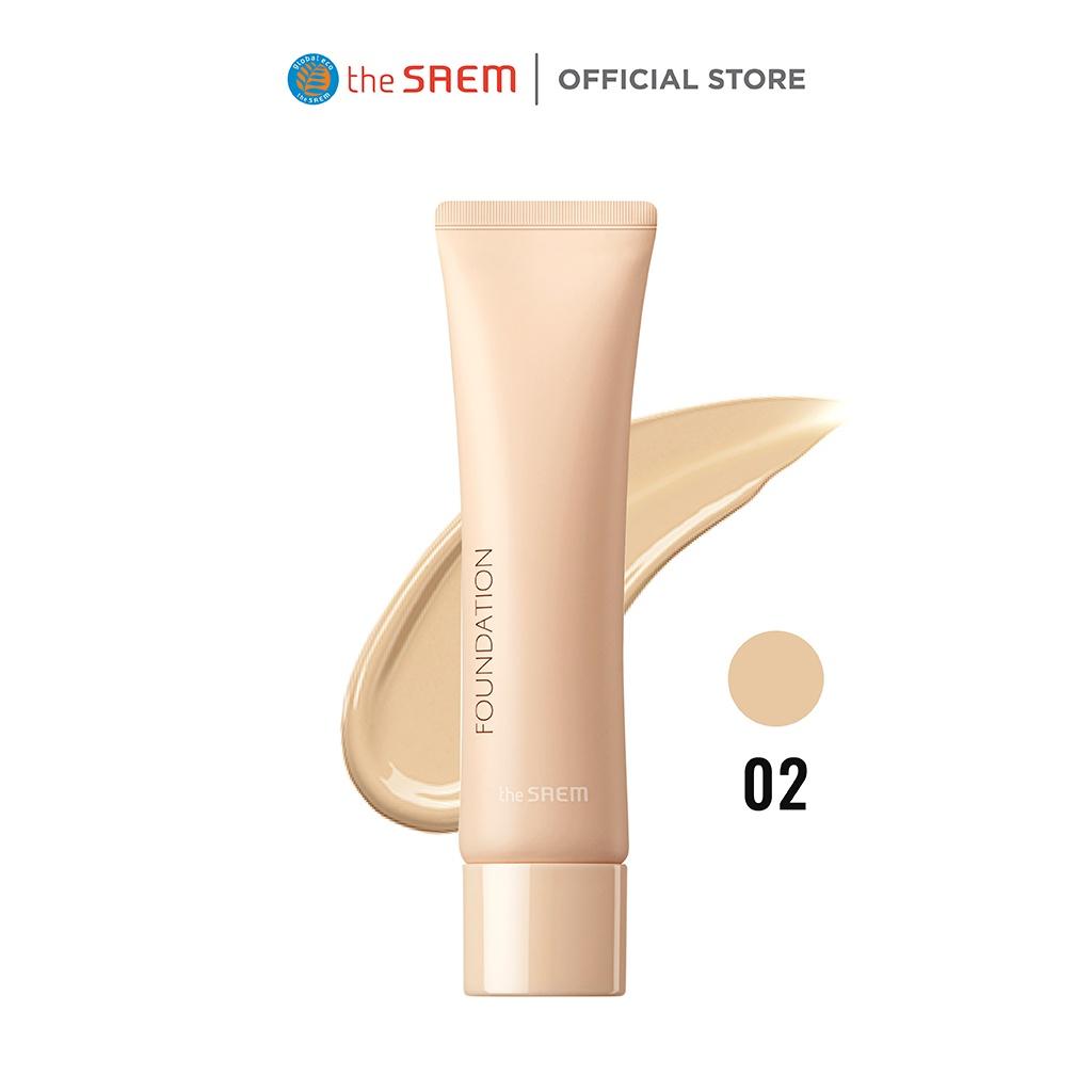 Kem Nền The Saem Saemmul Airy Cotton Foundation Spf30Pa 30G - 02 Natural Beige