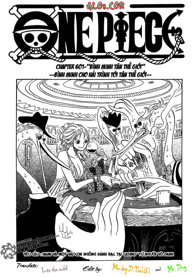 đảo hải tặc - one piece chapter 601 1