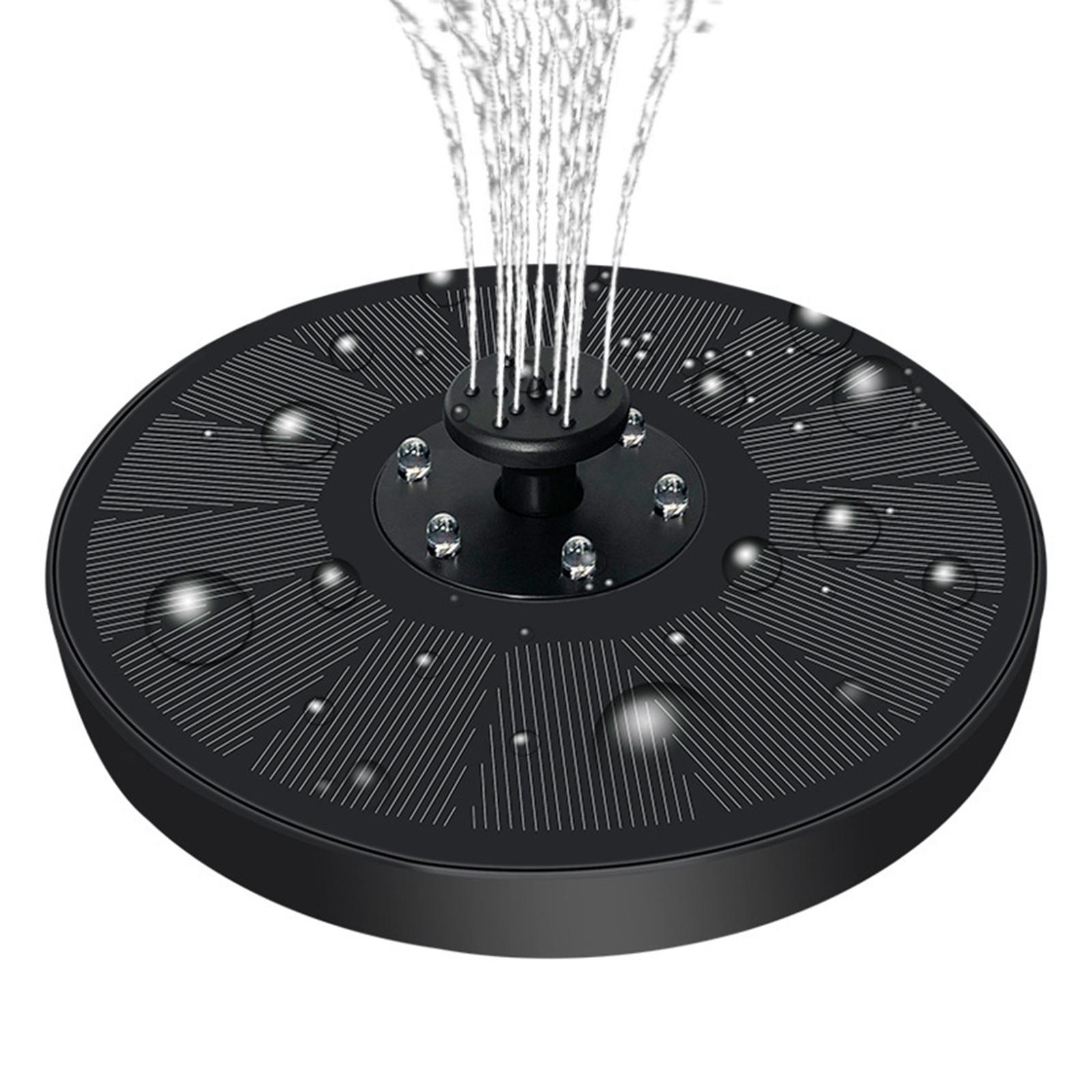 3W Upgraded Solar Floating Fountain for Bird Bath Pool