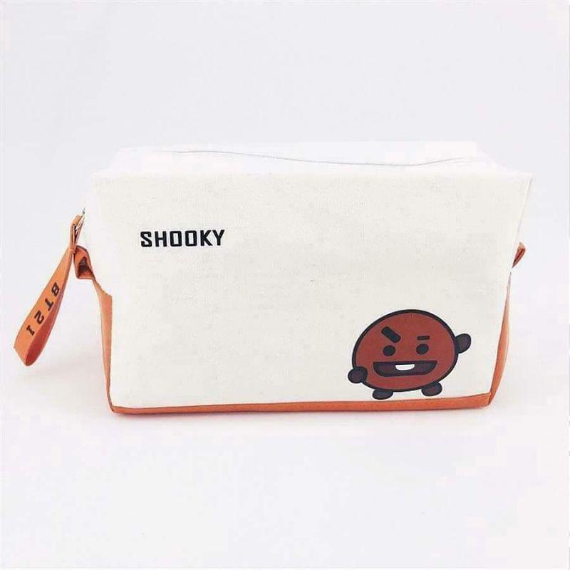 Túi bút BT21 (túi đựng đồ trang điểm BT21)