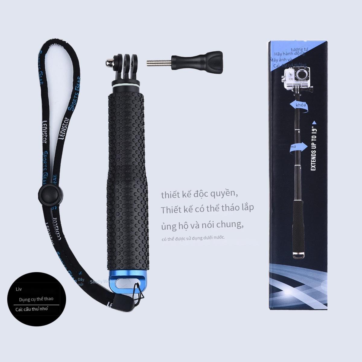 Ưu đãi Gậy selfie GoPro9 19 inch Gậy nổi kính thiên văn Gậy selfie phụ kiện lặn DJI thể thao camera nối dài cực