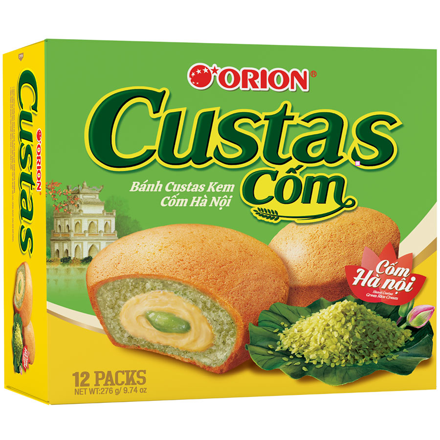 Bánh Custas Kem Cốm Hà Nội 12P