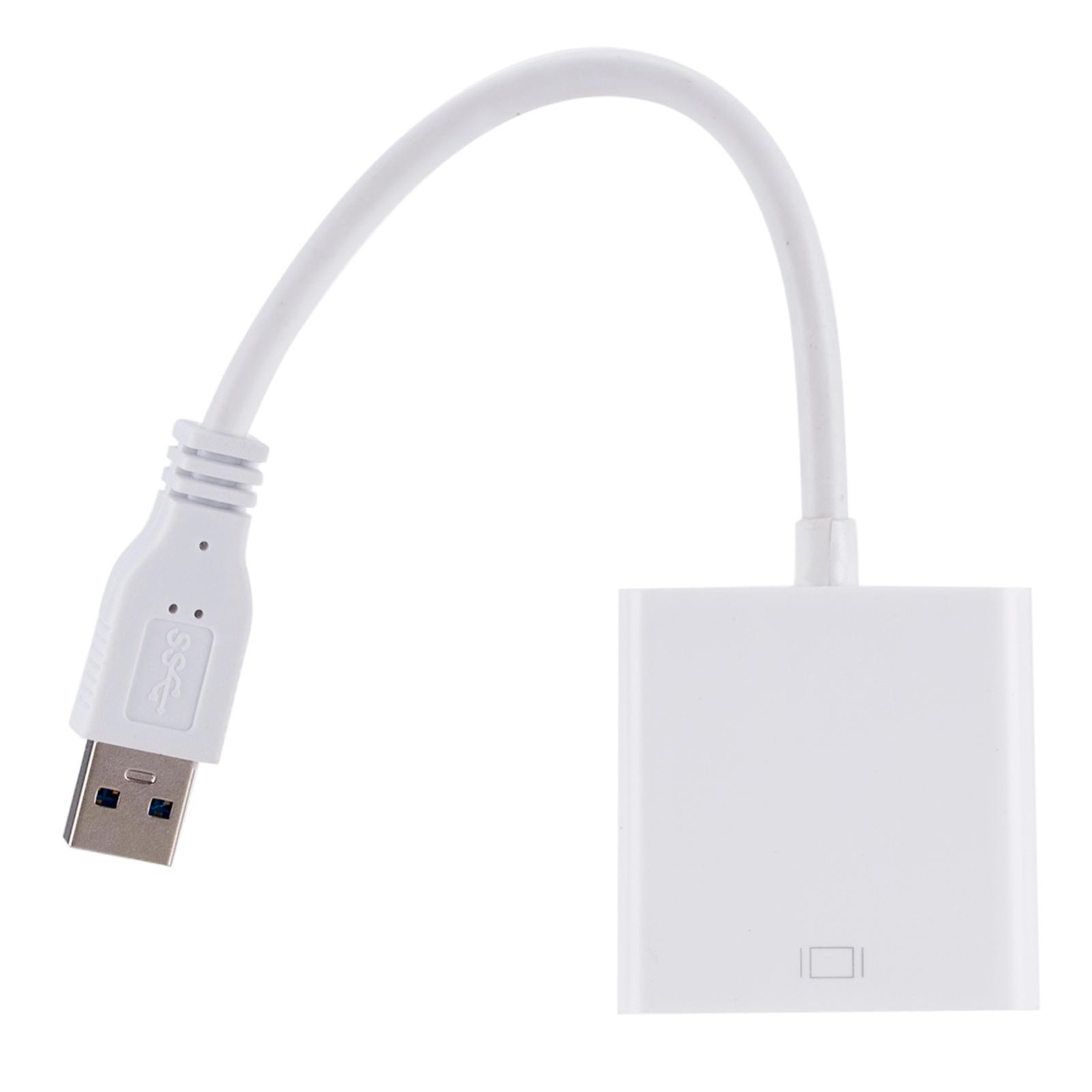 Bộ chuyển đổi USB3.0 sang VGA cho máy tính PC laptop