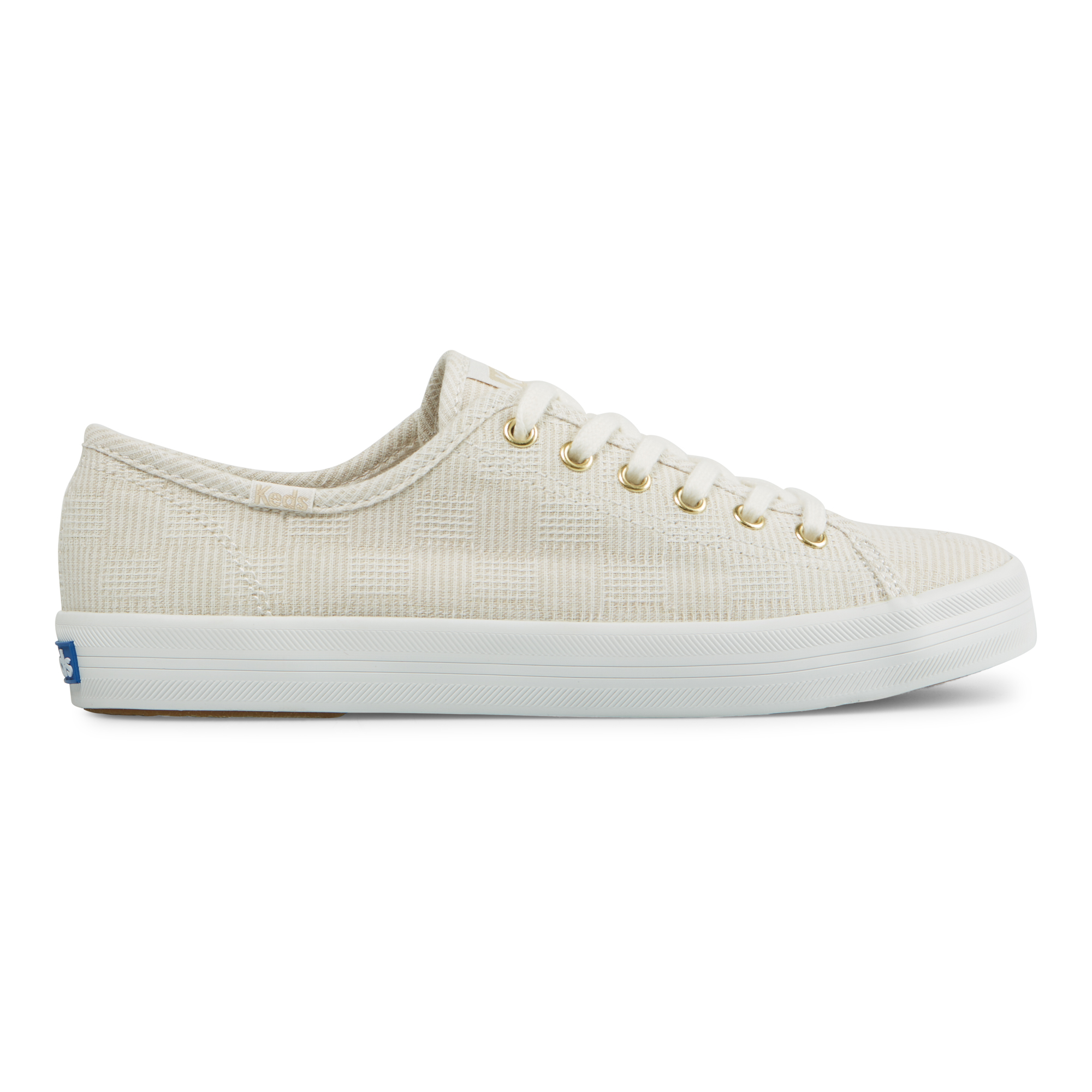 Giày Keds Nữ - Kickstart Canvas Crosshatch Tan- KD066790