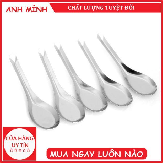 Muỗng ăn cơm inox, muỗng canh, soup, cafe inox cao cấp - Dụng cụ gia đình AnhMinh