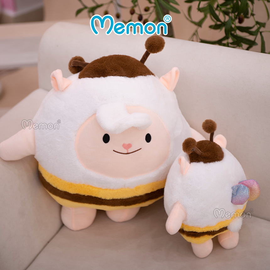 Gấu Bông Cừu Ong 25cm - 45cm Cao Cấp Memon, Cừu Bông Cute