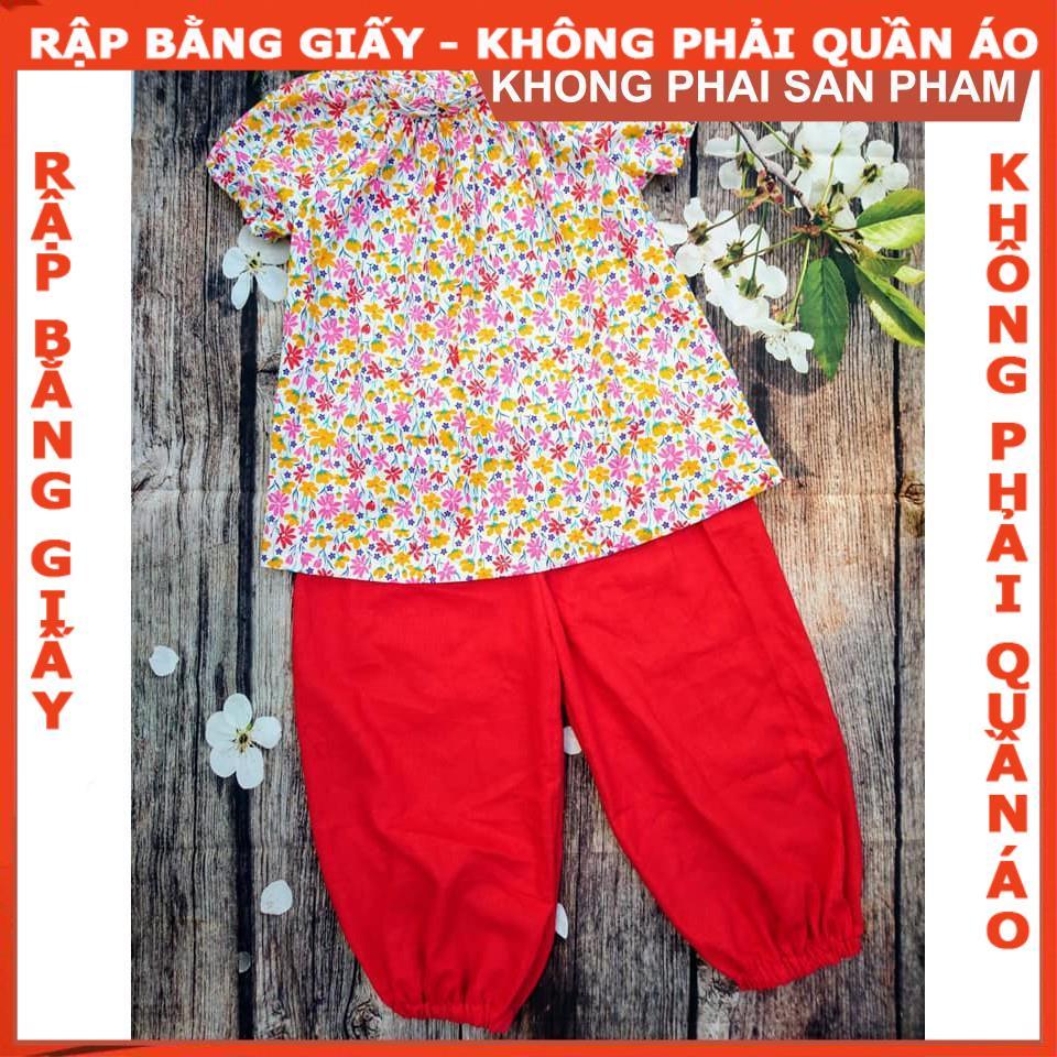 Rập giấy A0 đồ bộ bé gái mã R416 (BẢN VẼ)