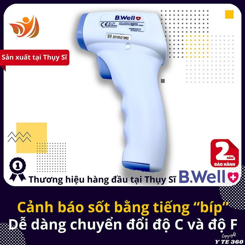 Nhiệt kế Điện Tử Hồng Ngoại Đo Trán B Well WF 4000 | Sản Xuất Tại Thụy Sĩ