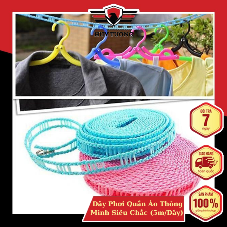 Dây phơi đồ thông minh không cần cặp 4.9
