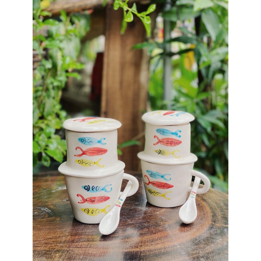 Set Phin Pha Coffee/Cà Phê Gốm Sứ - Gốm Sứ Huấn Hải