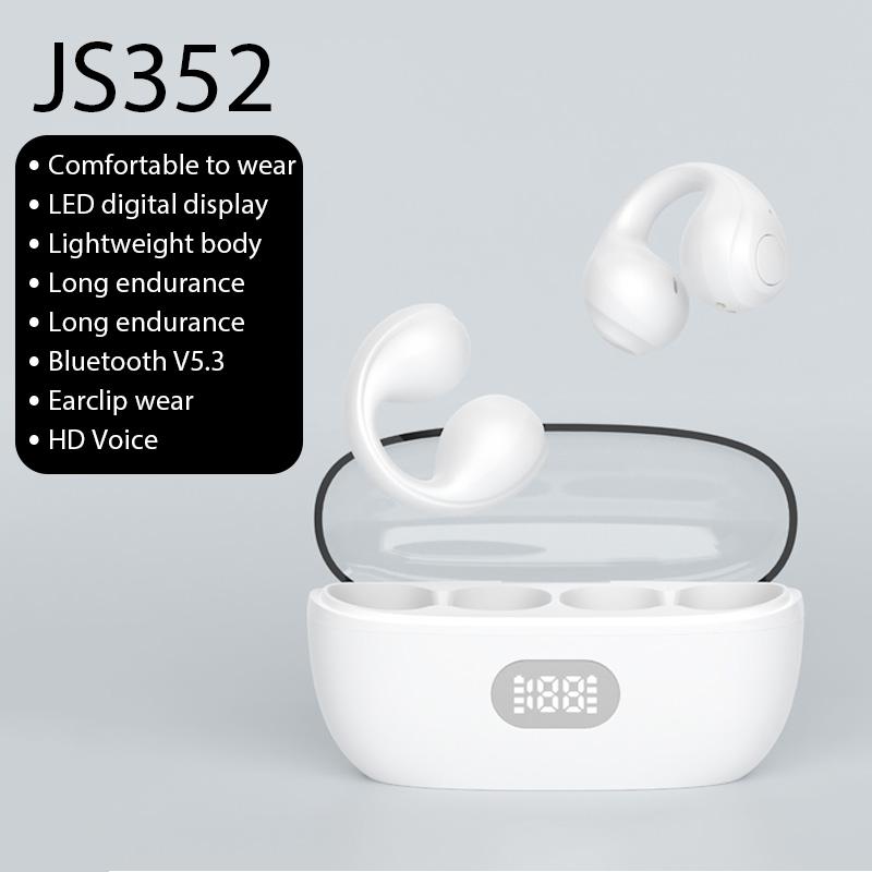 2023 MỚI MỚI Tai nghe Bluetooth Tai nghe Bone Earclip Tai nghe điện thoại 5,3 TWS trò chơi thể thao Touch Touch Control DEFINE