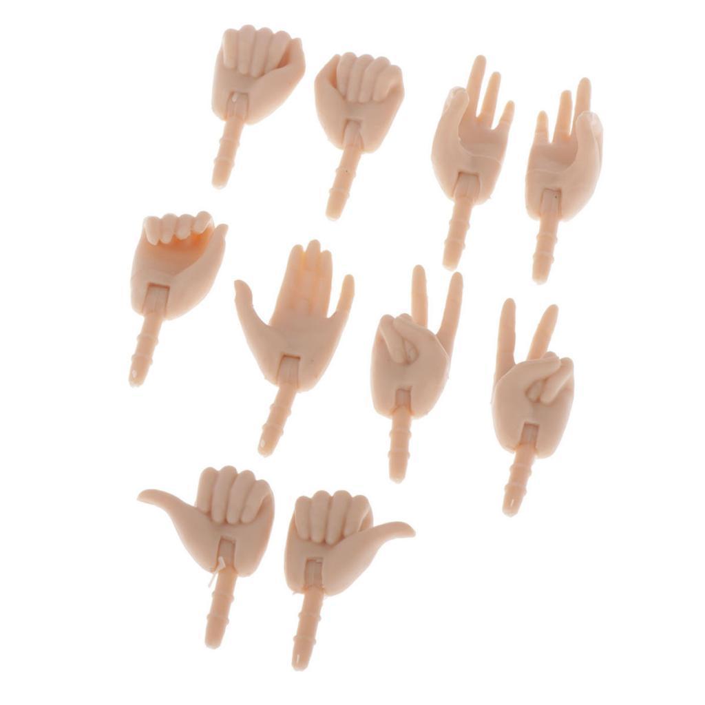 1/6 Doll Hands for   Jointed Doll Body Replacement DIY Accessory