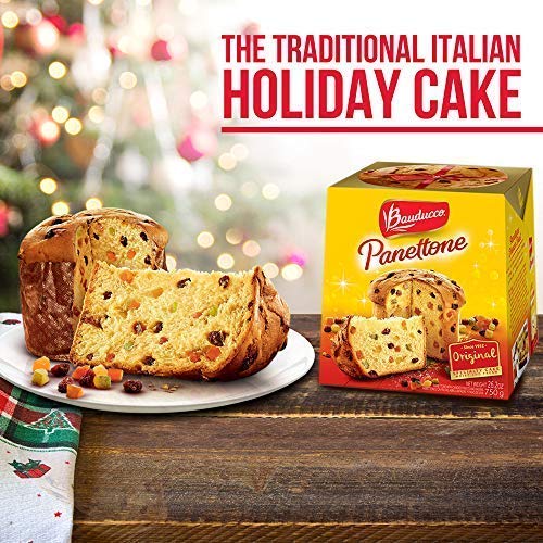 Bánh bông lan nhân trái cây Bauducco Panettone Classic Mỹ 400g lên men tự nhiên
