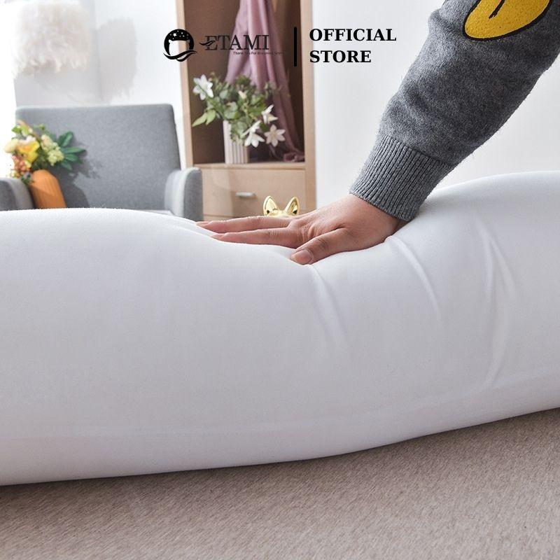 Ruột gối ôm bông gòn cao cấp kích thước 35x105cm bông gòn kháng khuẩn gối đầu nằm êm ái