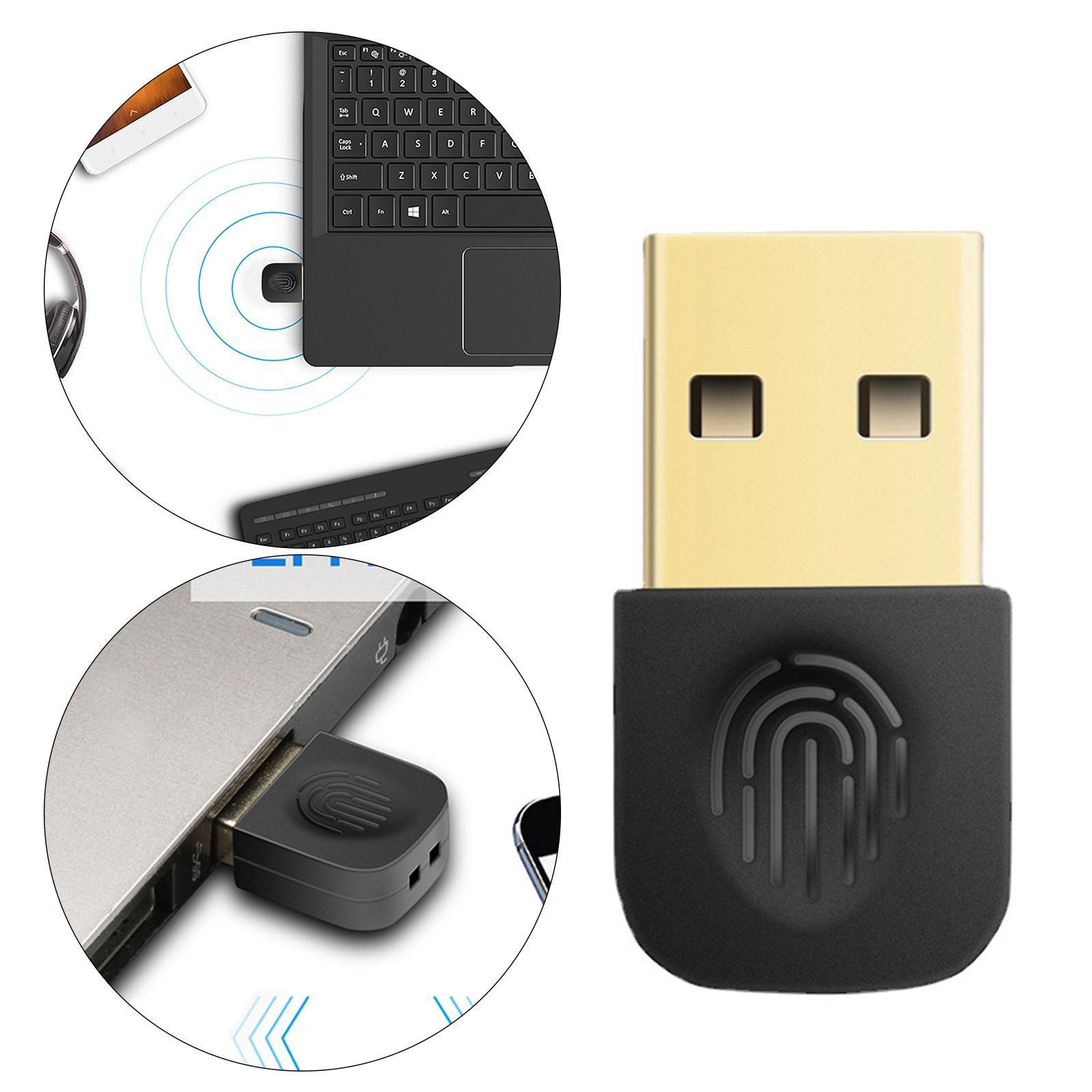 Mini USB Bluetooth 5.0 Adapter Wireless for Headset Speakers Hands Free