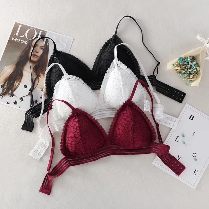 HÀNG LOẠI 1- ÁO BRA REN HOA MÚT MỎNG FREESIZE - BRA 7313