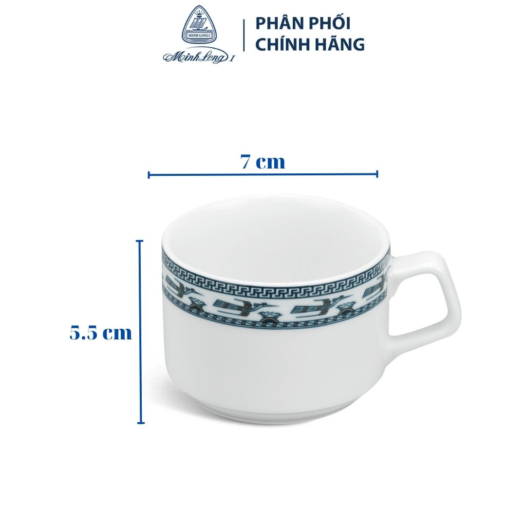 Bộ 2 Tách 0.16 L – Jasmine – Chim Lạc - Gốm sứ cao cấp Minh Long 1