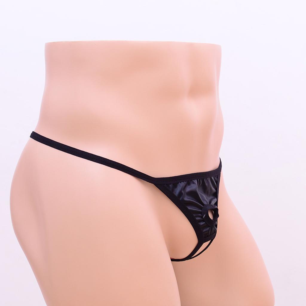 2x Mens Lingerie Low Rise G-string Thongs Underwear Briefs Underpant