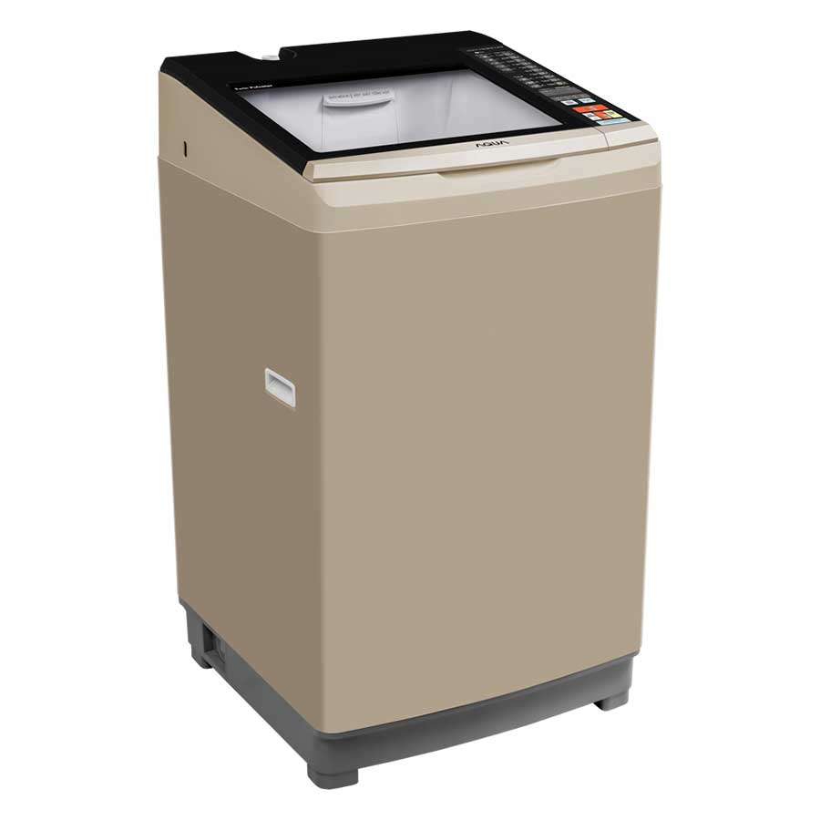 Máy Giặt Cửa Trên Inverter Aqua AQW-DW90AT-N (9Kg) - Vàng Kim - Hàng Chính Hãng