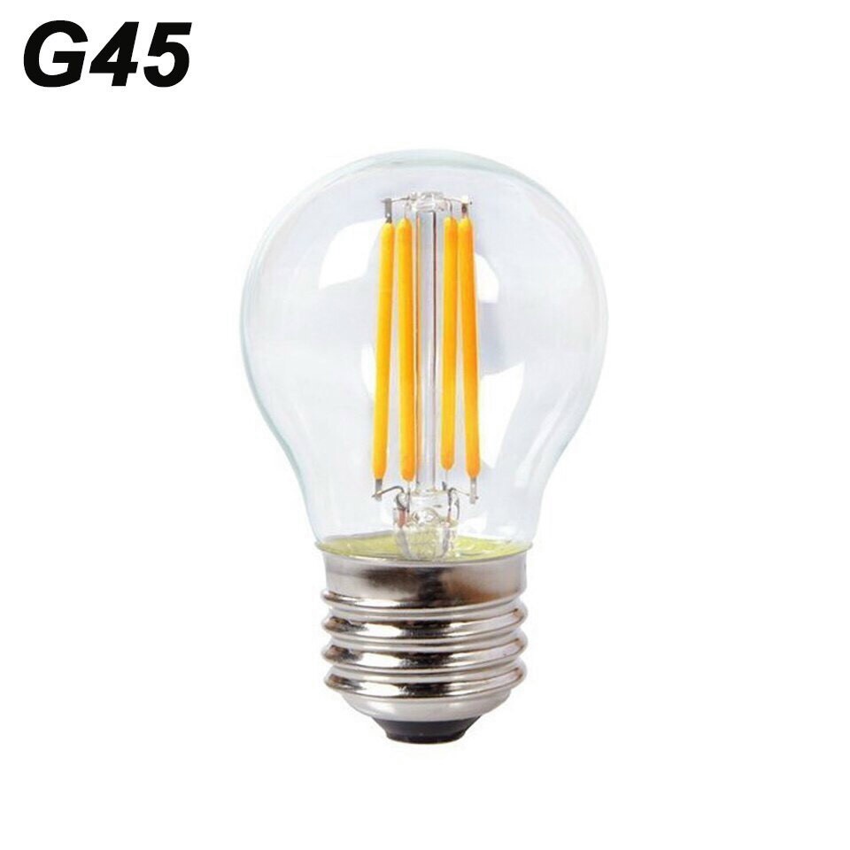 Đèn LED trang trí, bóng LED EDISON loại 4W, mã G45 - A60 - ST64, phụ kiện dành cho đèn trang trí, decor quán