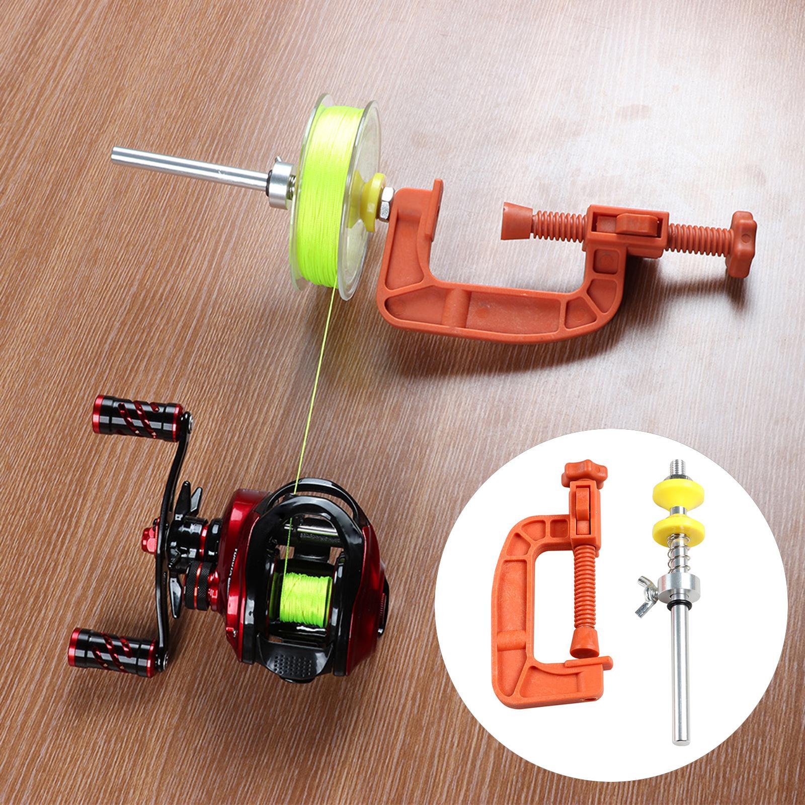 Quick Winding Tool Supplies Clamp Multi Use Spooling Station System Fishing Reel Line Spool Line Reel Holder for Outdoor Fishing