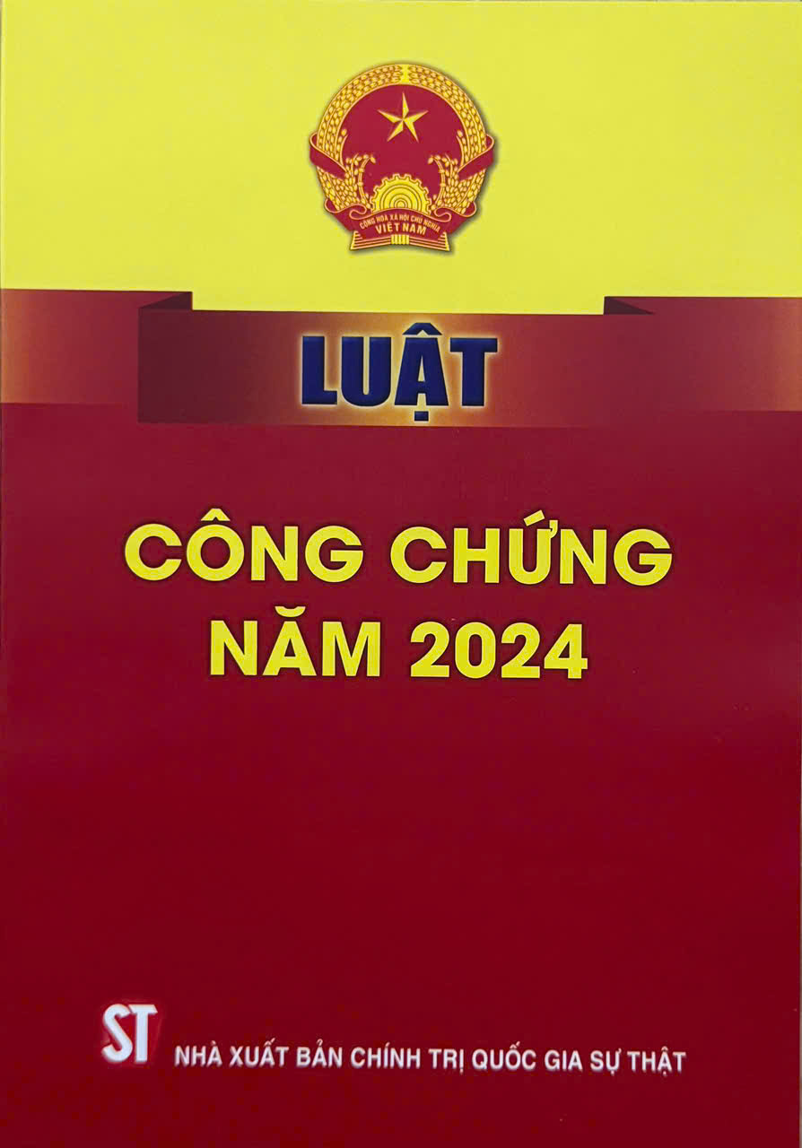 Sách Luật Công Chứng Năm 2024