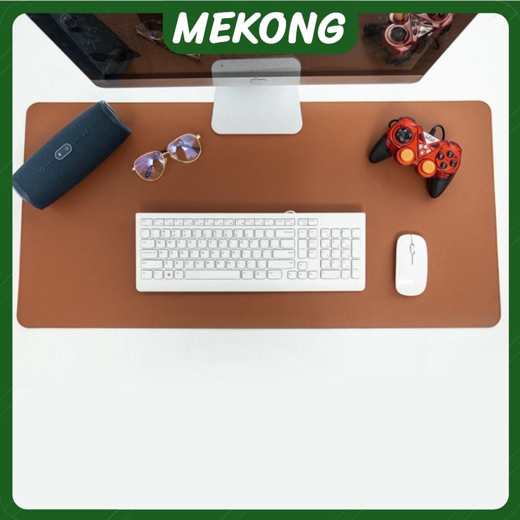 Lót Chuột Da PU Mouse Pad, Thảm Da Trải Bàn Làm Việc DeskPad Chất Lượng Cao, Chống Nước