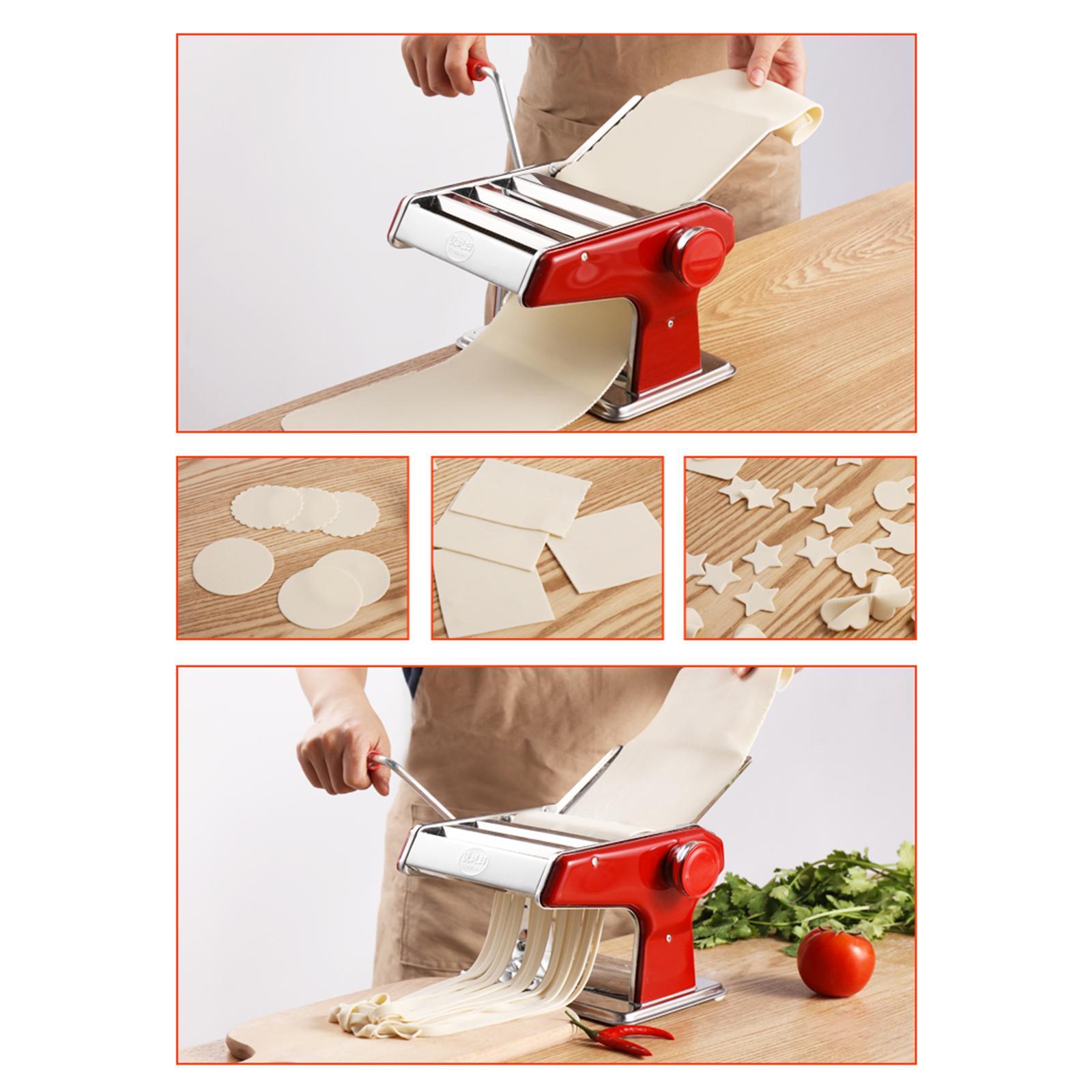 Stainless Steel Pasta Maker Machine for Ravioli Skins 2 Blades