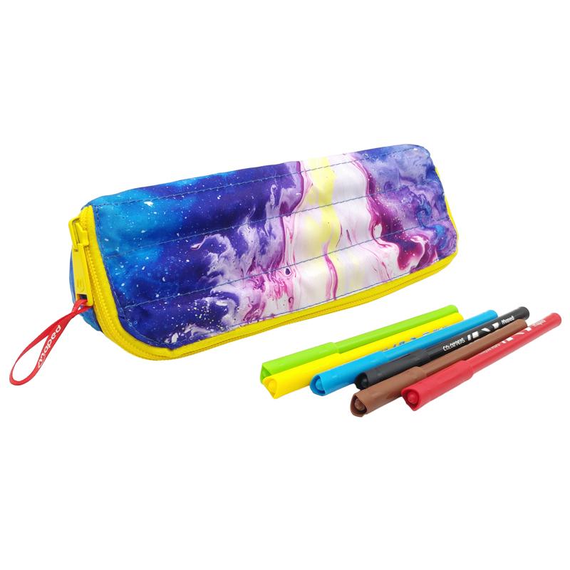 Bóp Viết Trendy 2 Mặt - Maped 931904 - Màu Hồng - Tặng Kèm Vỉ 6 Bút Lông Màu
