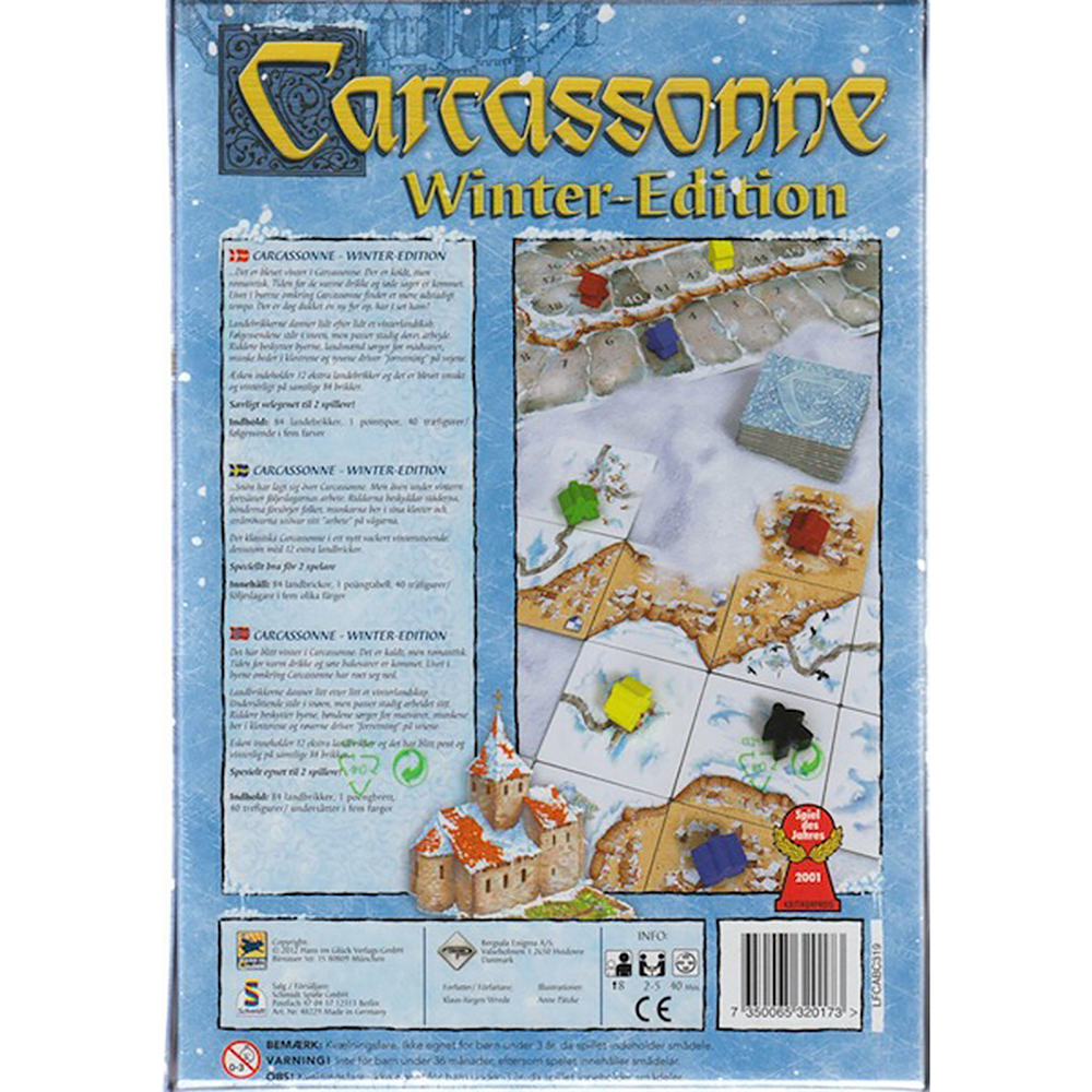 Thẻ Bài Board Game Winter Edition Carcassonne