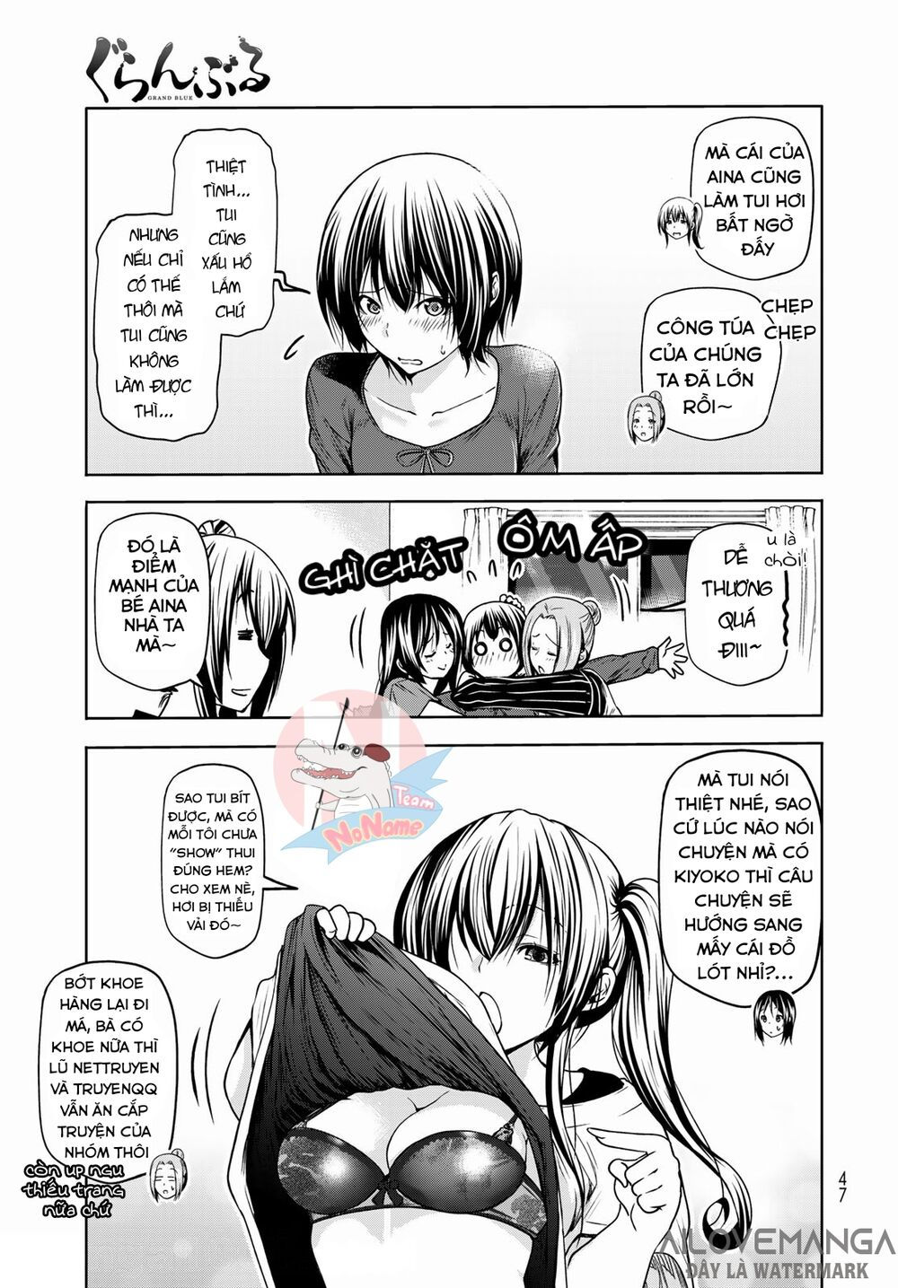 cô gái thích lặn - grand blue chapter 72.2 11