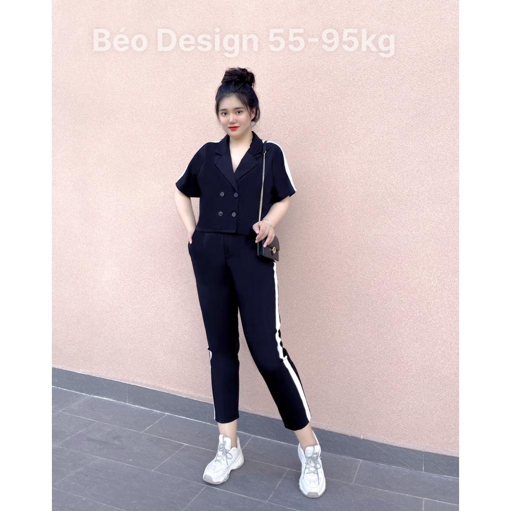 Set vest phối dọc Bigsize