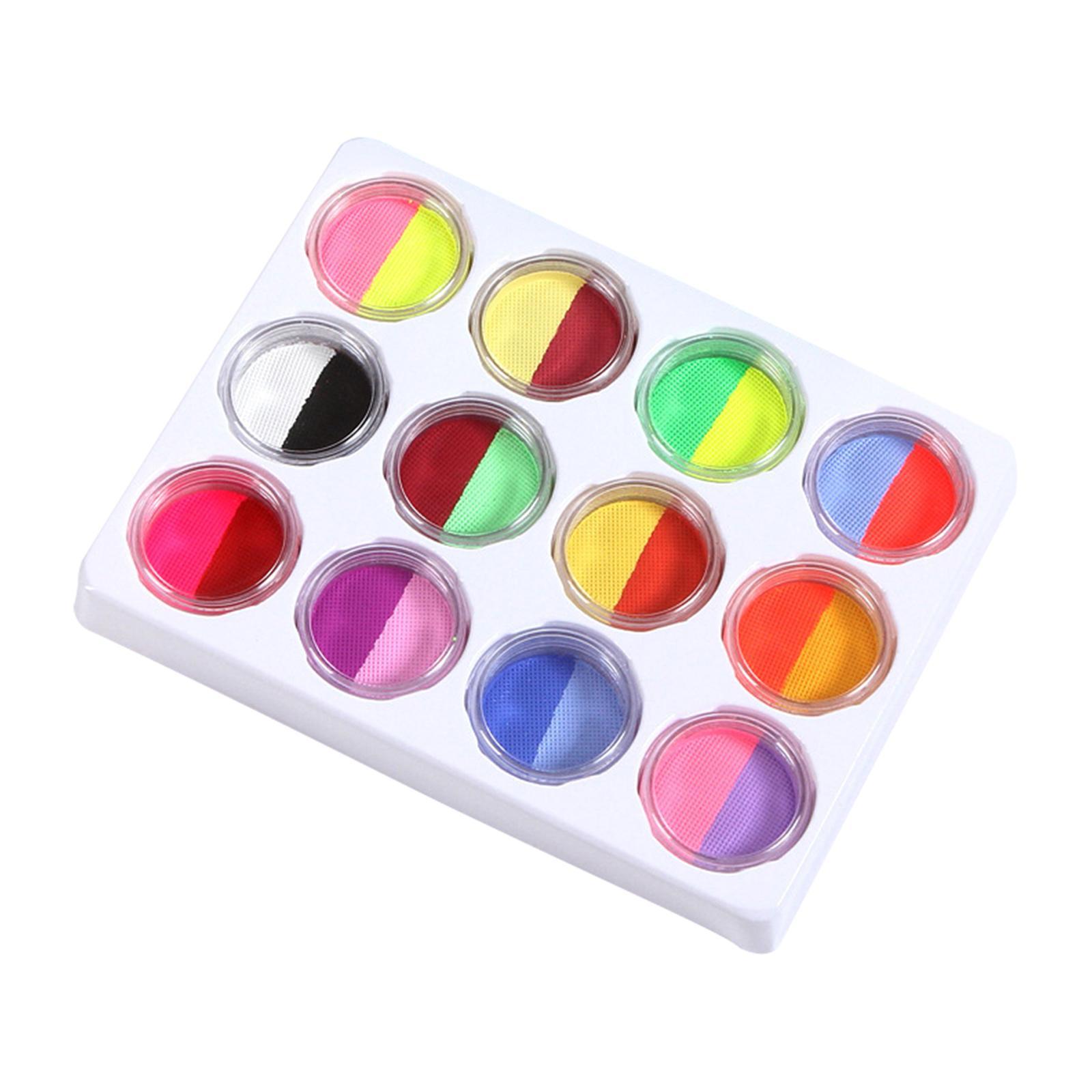 Face Paint Kit Washable Adults Face Painting Halloween Christmas Art
