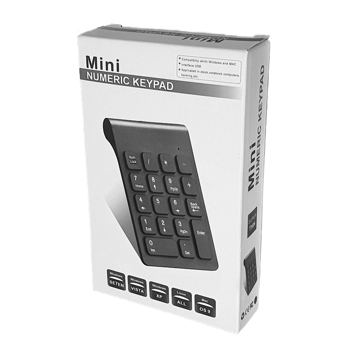 Bàn phím số không dây Mini Numeric Keypad