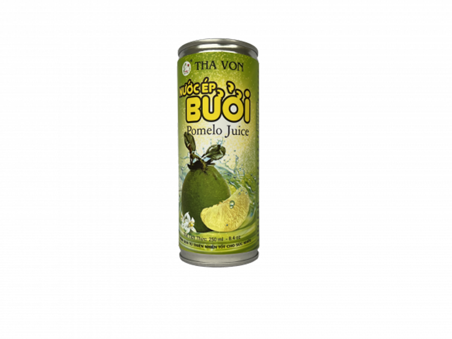 Nước Ép Bưởi Tha Von thùng 24 lon x 250 ml Giúp trẻ hóa da, giảm cân , giảm mở bụng