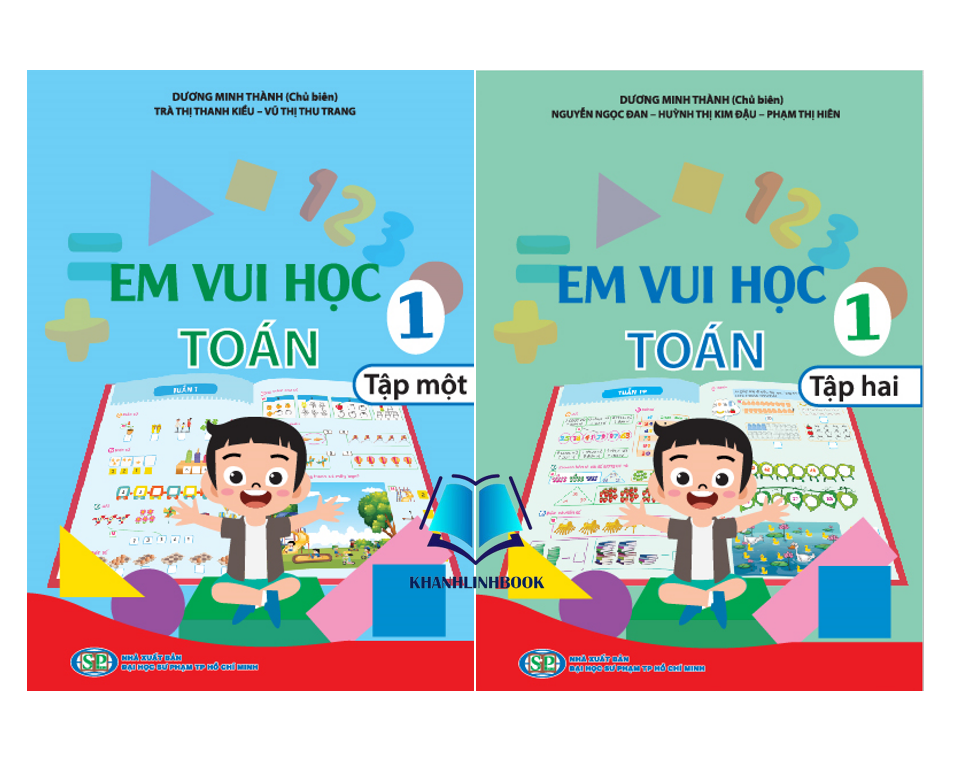 Sách - Combo Em vui học Toán 1 - tập 1 + 2