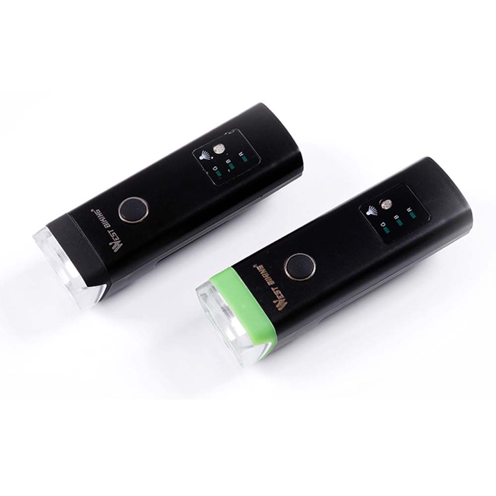 WEST BIKING Đèn Trước Xe Đạp Chống Nước Có Sạc USB