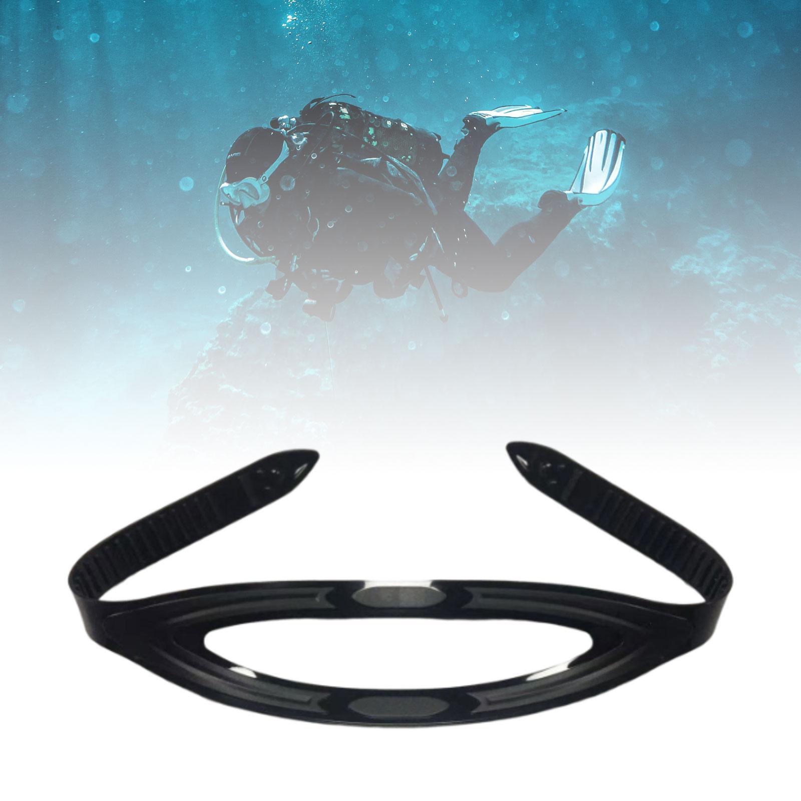 Universal Silicone Diving Strap Replacement, Swimming Goggles Glasses Silicone Strap Band Parts Accessories for Diving Swim Snorkel