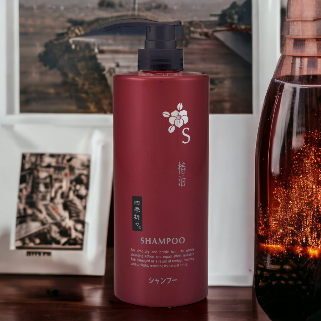 Dầu Gội Đầu Shikioriori Shampoo Từ Hoa Trà Phục Hồi Tóc Khô Xơ Và Hư Tổn 600mL