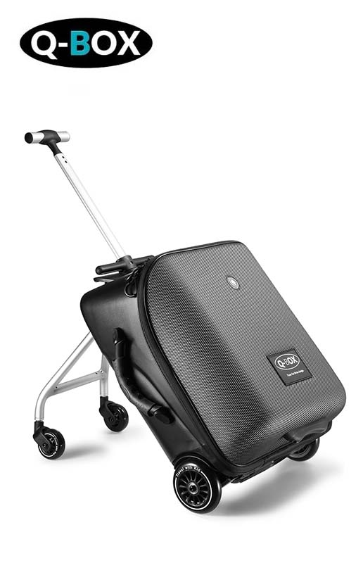 Vali du lịch 20inch. Vali kiêm xe ngồi cho bé, trợ lực lên đến 50kg. Có khung an toàn chống ngã cho bé.