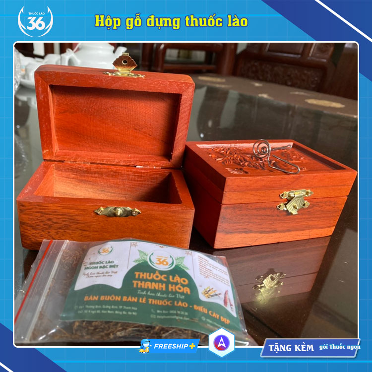 Hộp Gỗ Đựng Thuốc Lào