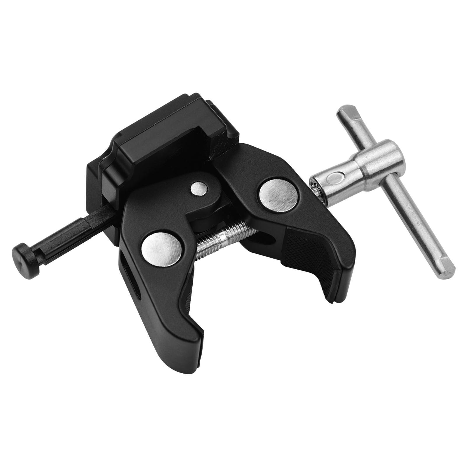 Adapter with Clamp Alloy for Light Stand Tripod 1.2kg Load Capacity