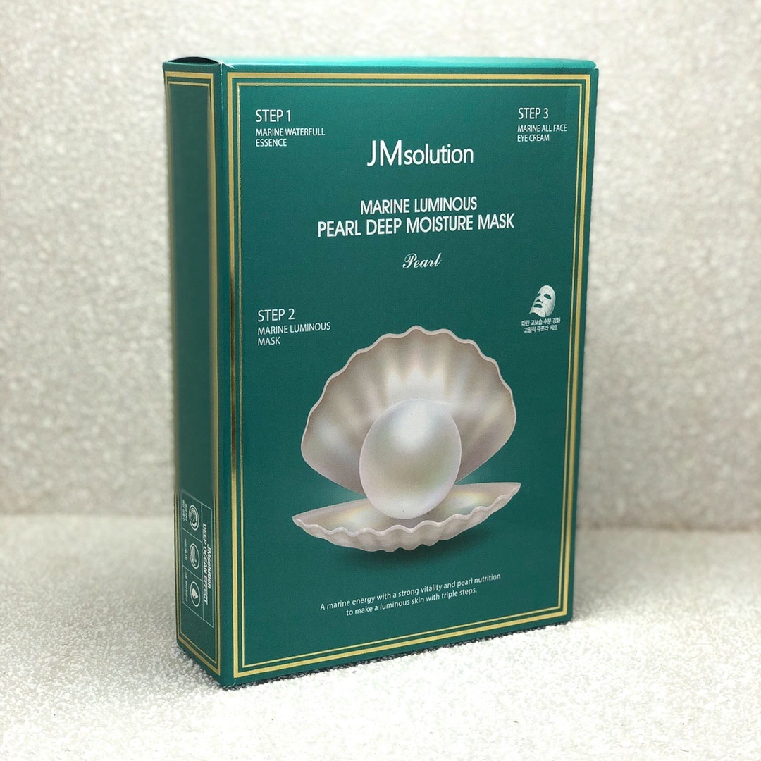 [ 10 miếng ] Mặt nạ dưỡng trắng JMsolution Marine Luminous Pearl Deep Moisture Mask 30ml