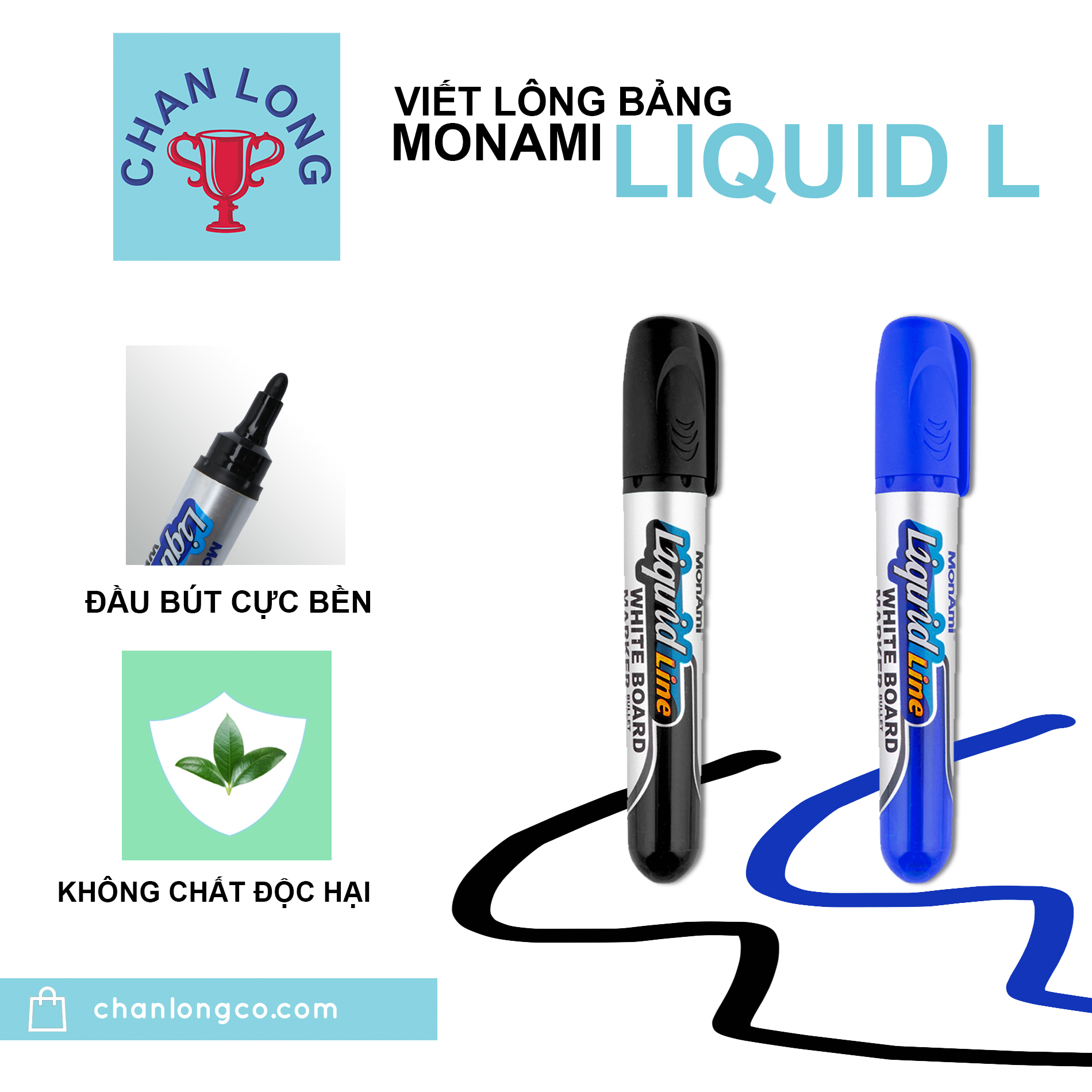 Lông bảng Monami Liquid Line