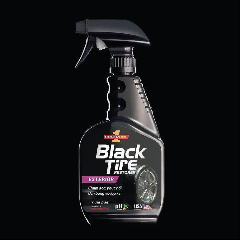 Dung Dịch Dưỡng Đen Bóng Vỏ Lốp Ô Tô Super One Black Tire Restorer - Exterior