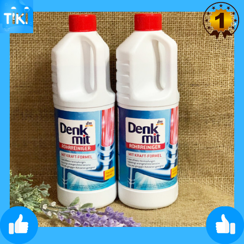 Thông cống, thông tắc làm sạch đường ống 1L DENKMIT Rohrreiniger, 1 l