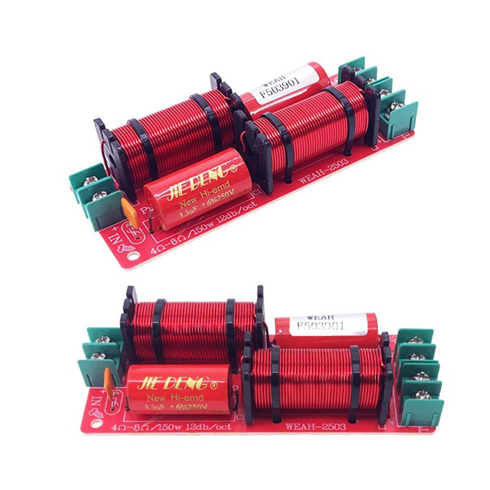 150W  Bass 2-Way Frequency Divider Speaker Crossover Filters Moudle