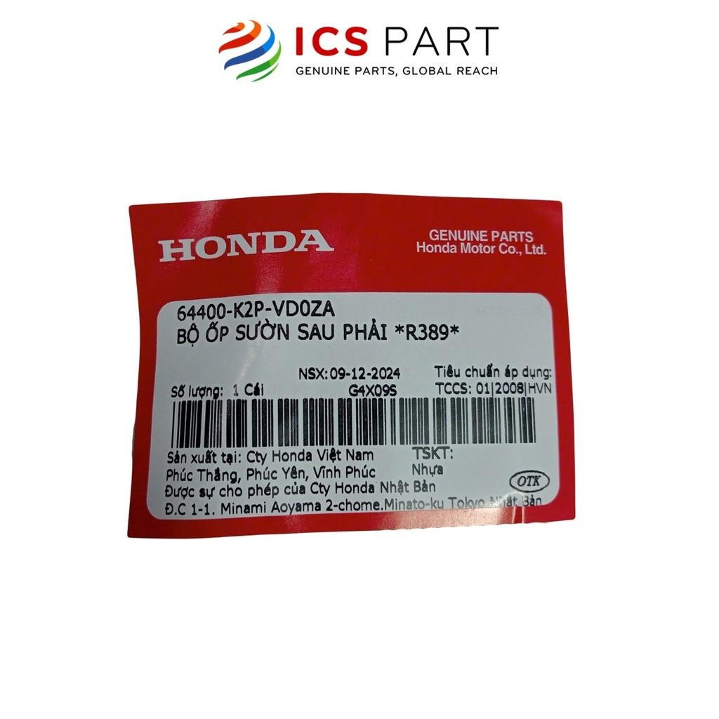 Bộ Ốp Sườn Sau Phải R389 HONDA Winner X V3 2022+ Màu Đỏ (64400K2PVD0ZA)