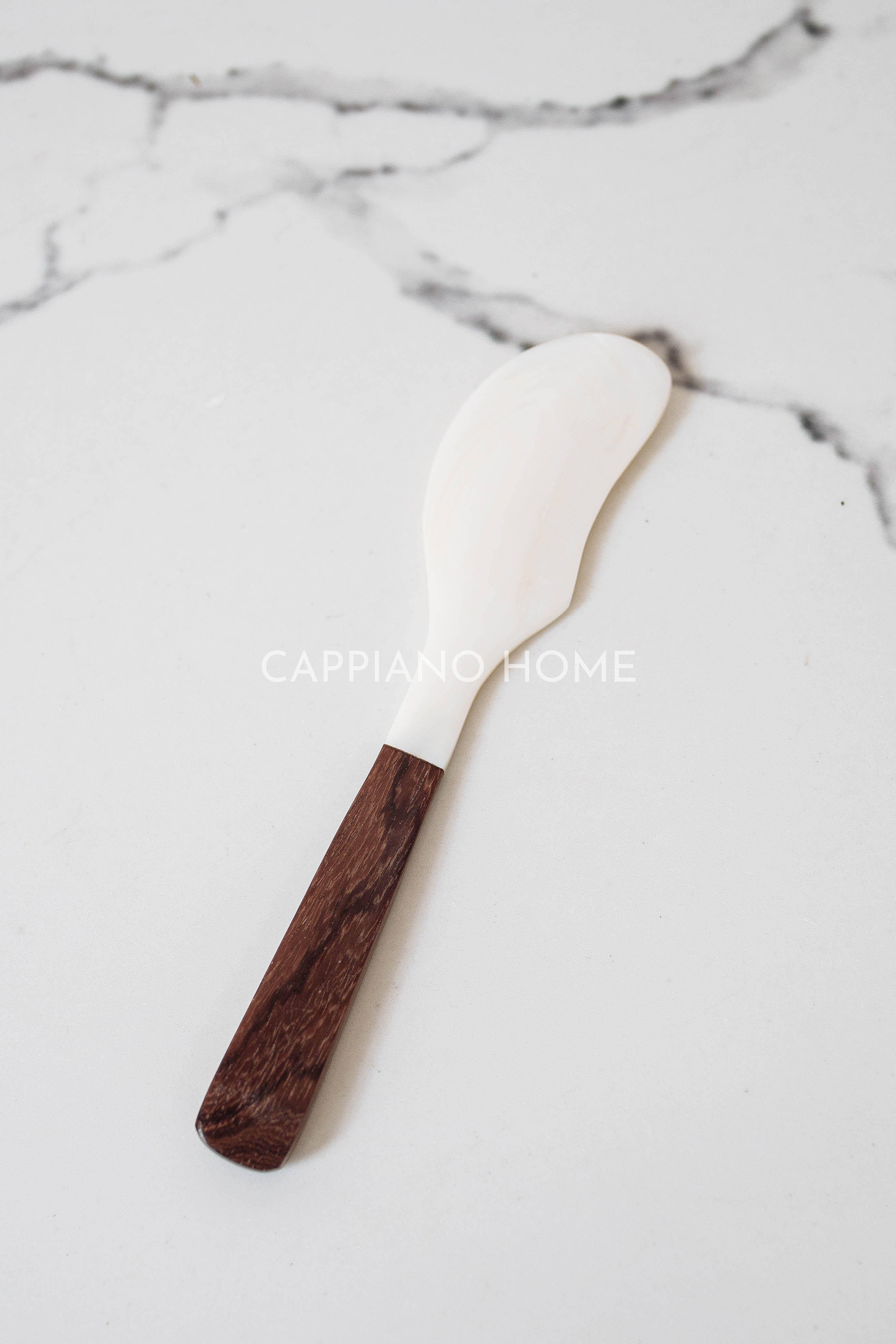 Dao chuôi gỗ đen , dao khảm trai phết bơ, mứt, pho mai tiện lợi | Cappiano Home
