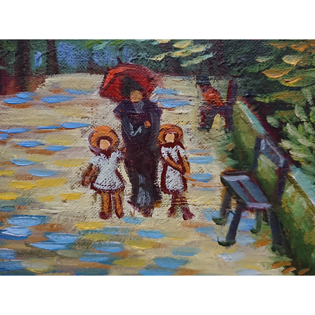 Mùa Hạt Dẻ - Tranh Sơn Dầu Vẽ Tay 30x40cm